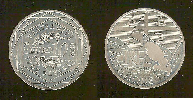 10€ Martinique 2010 BU